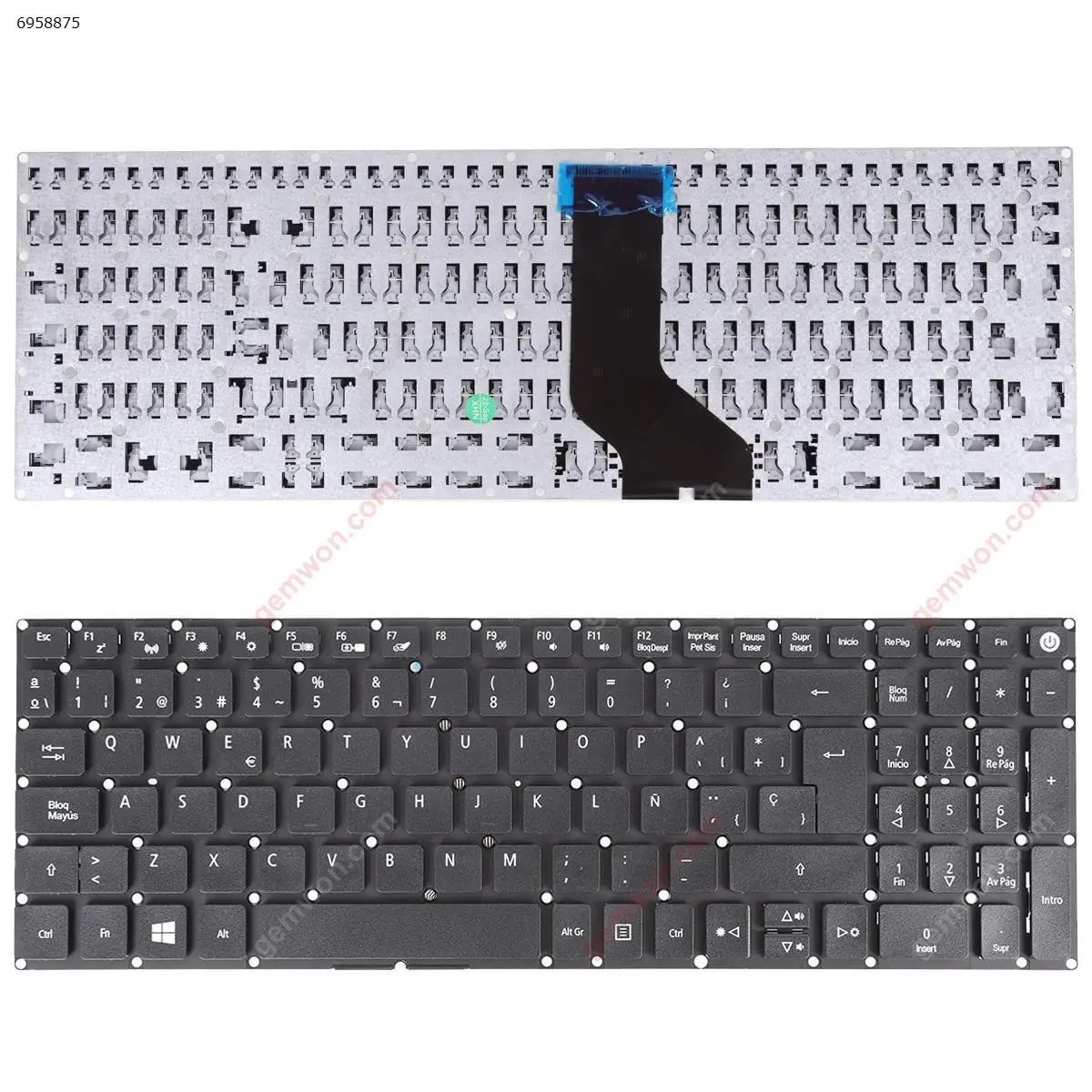 Laptop Accessories Acer - SP Laptop Keyboard for Acer Aspire