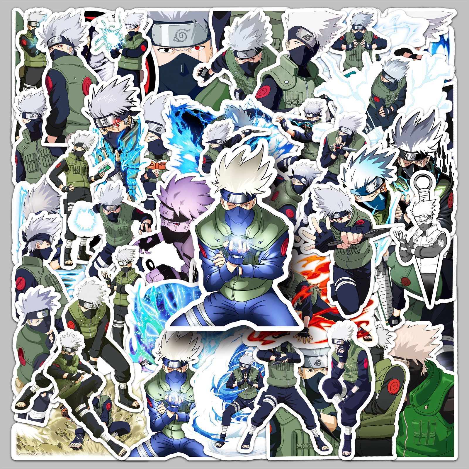 50pcs Anime Naruto Hatake Kaka - đánh giá và giá Laptop Original Accessories