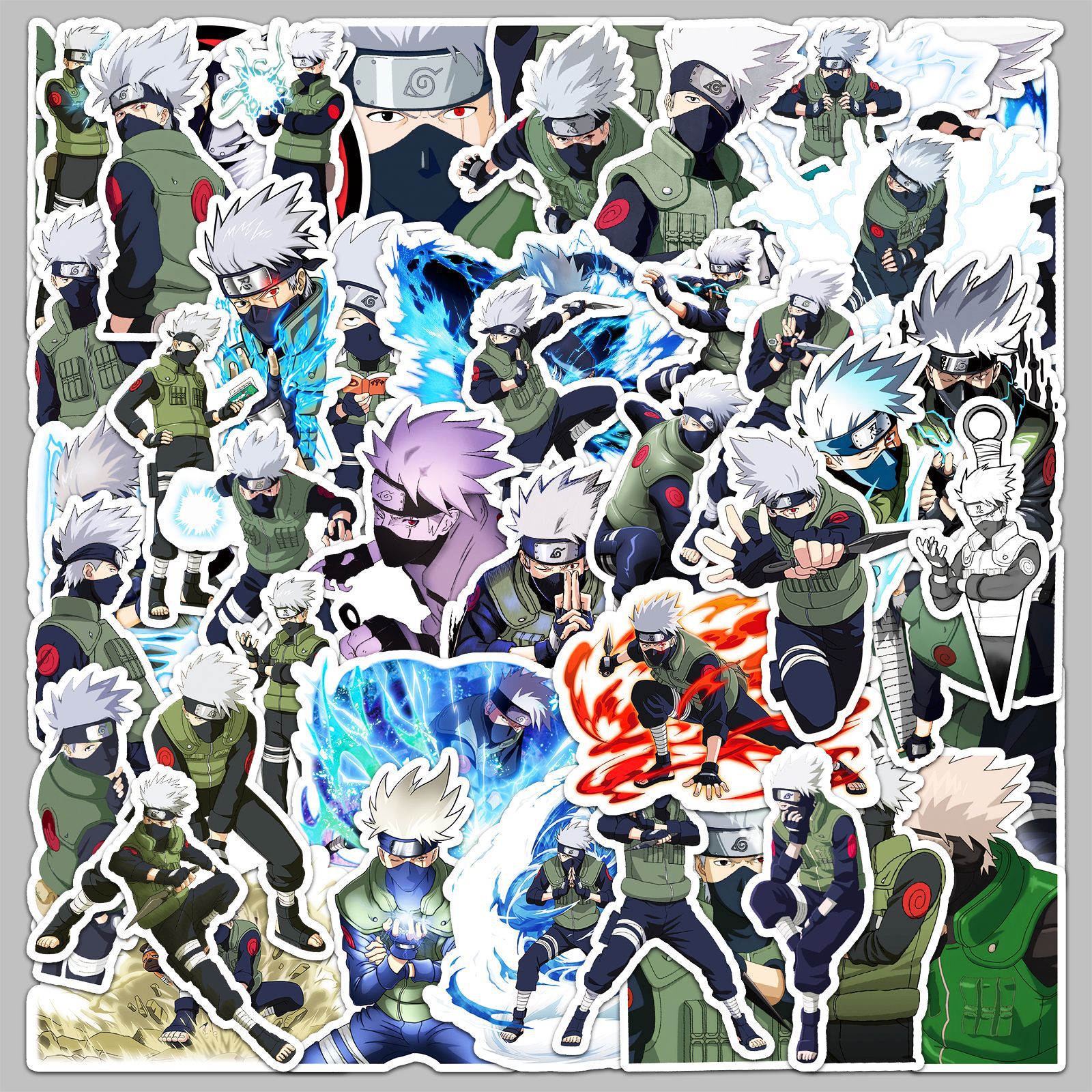 50pcs Anime Naruto Hatake Kaka - đánh giá và giá Laptop Original Accessories
