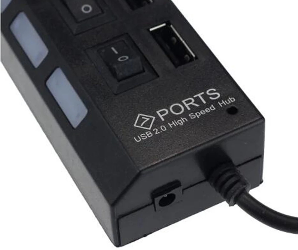 7 Port USB 2.0 Hub Splitter Fo - đánh giá và giá Laptop Accessories And Parts