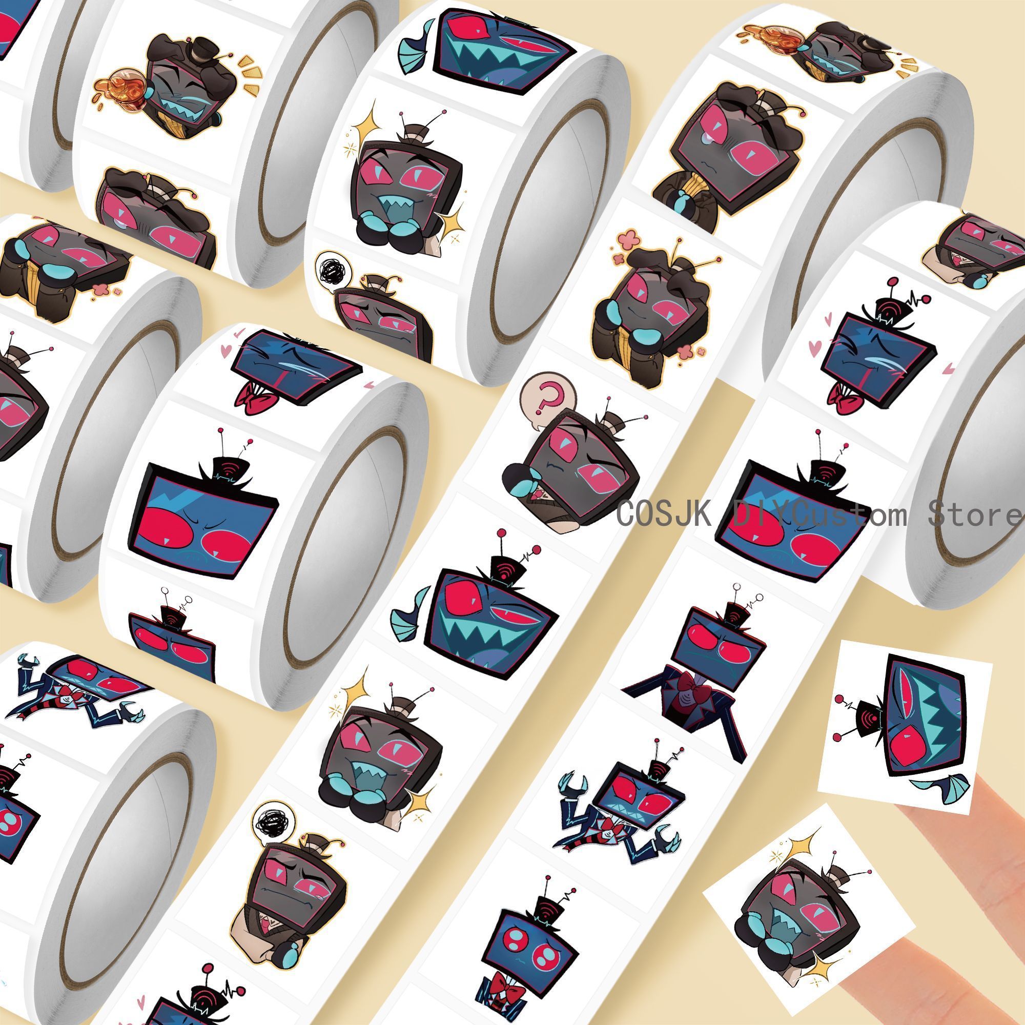500Pc/Roll Anime Vox Q Version - đánh giá và giá Laptop Original Accessories