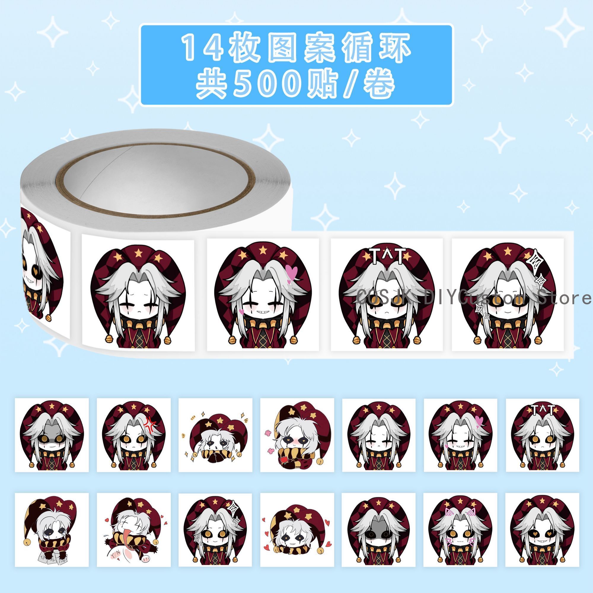 500Pc/Roll Anime Pierrot The F - đánh giá và giá Laptop Original Accessories