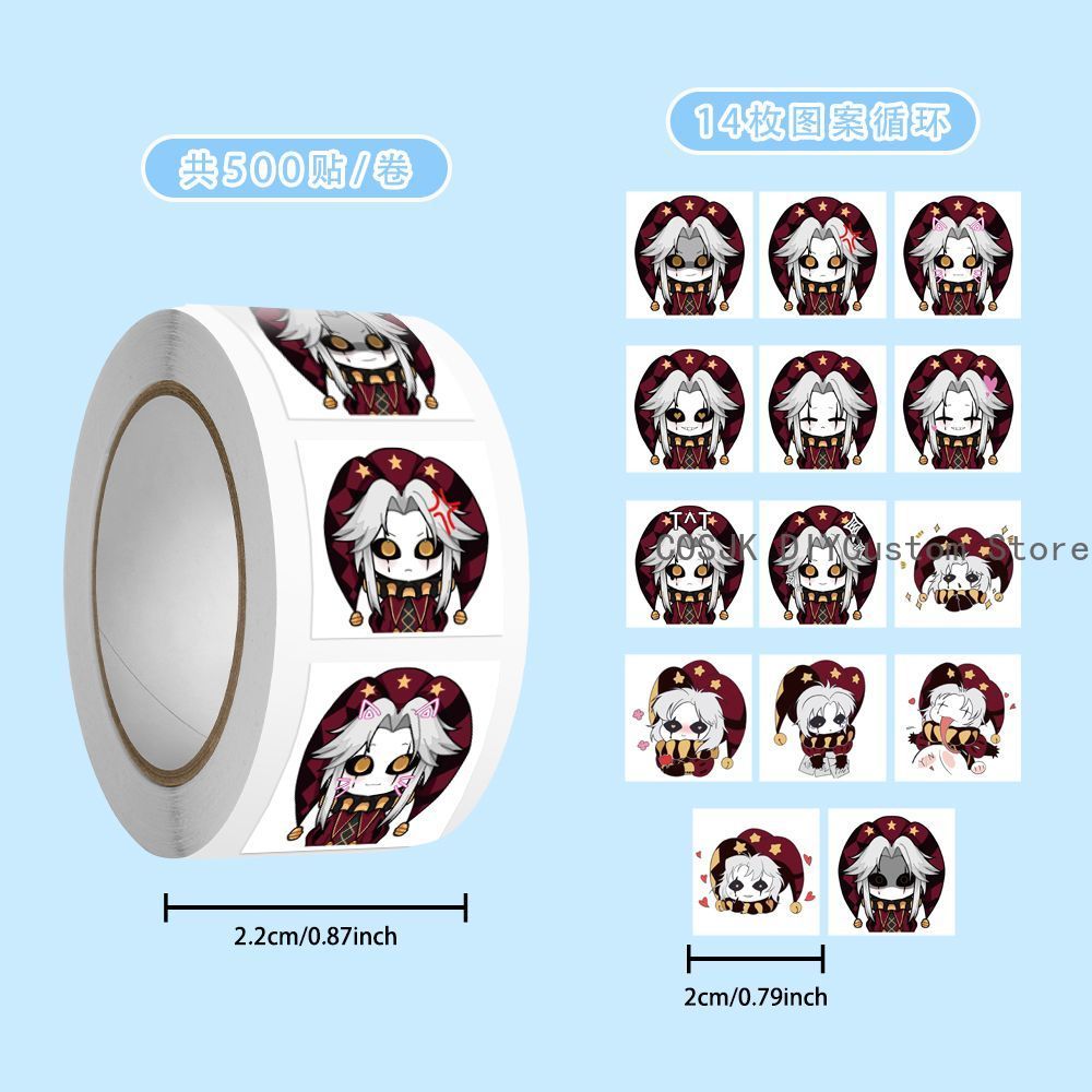 500Pc/Roll Anime Pierrot The F - đánh giá và giá Laptop Original Accessories