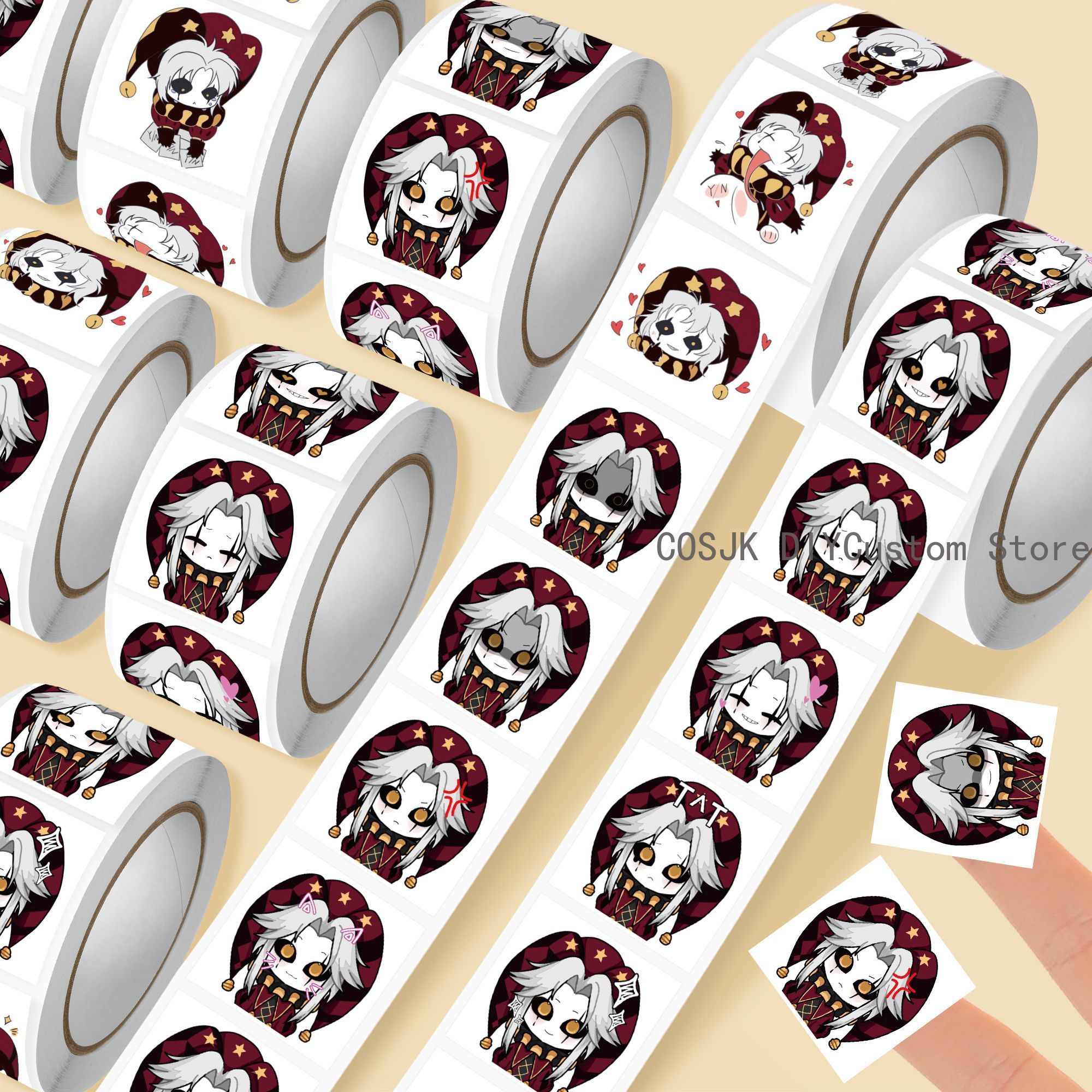 500Pc/Roll Anime Pierrot The F - đánh giá và giá Laptop Original Accessories