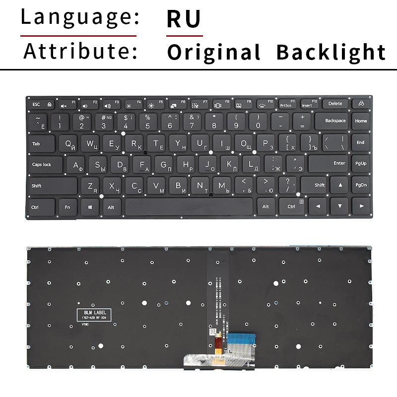 Backlit US Russian Keyboard Fo - đánh giá và giá Laptop Accessories Acer